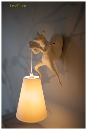 Isabelle Sicart, настенный светильник, серия Squirrels